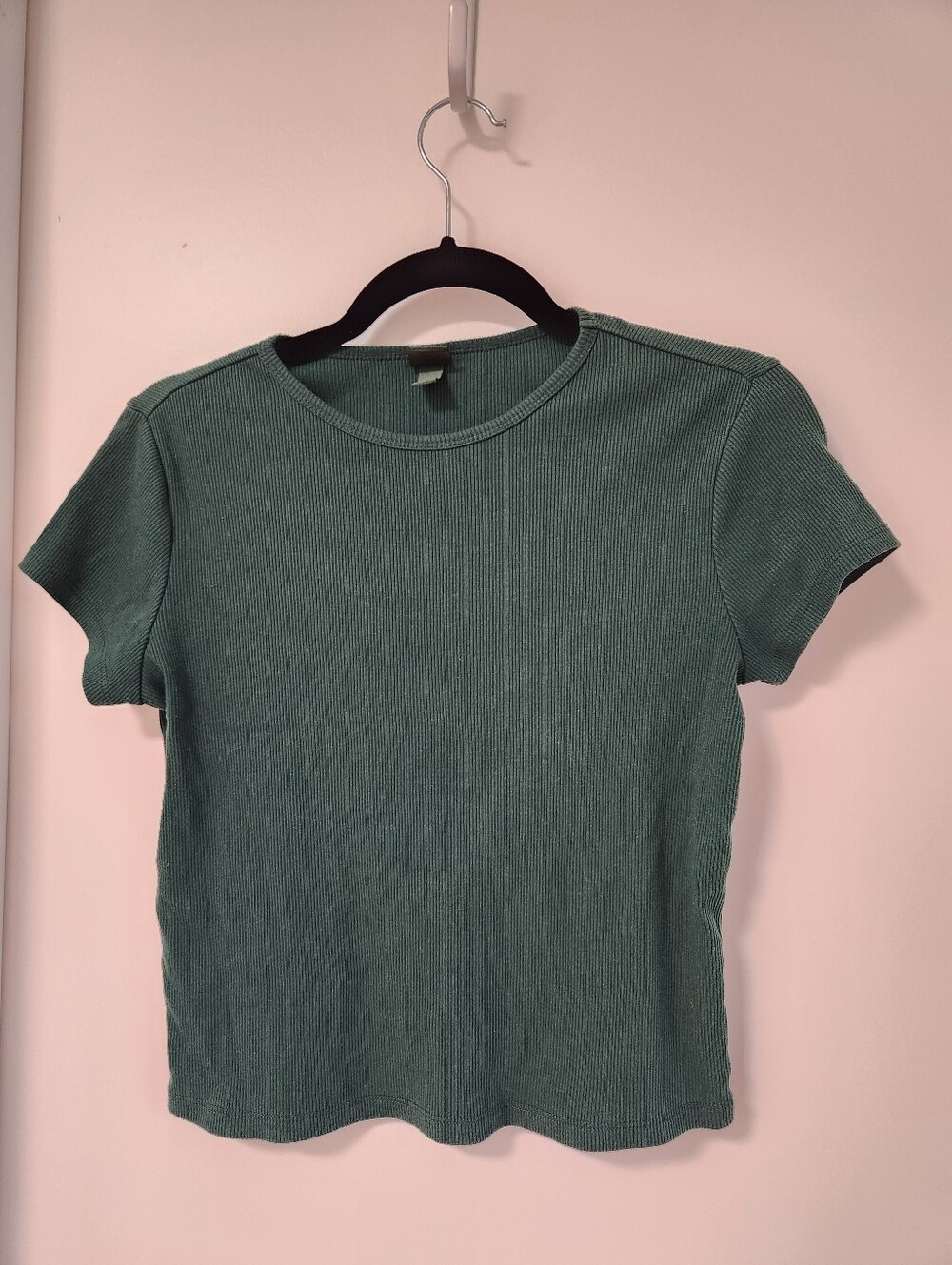 wild fable Ribbed Short-Sleeve Tee in Teal